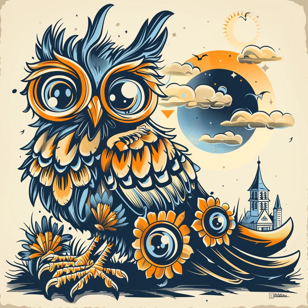owl  flowers  dark-arts  naturalistic  spiritual  big-eyes  background  Shaun-Tan  occult  mystical 930802