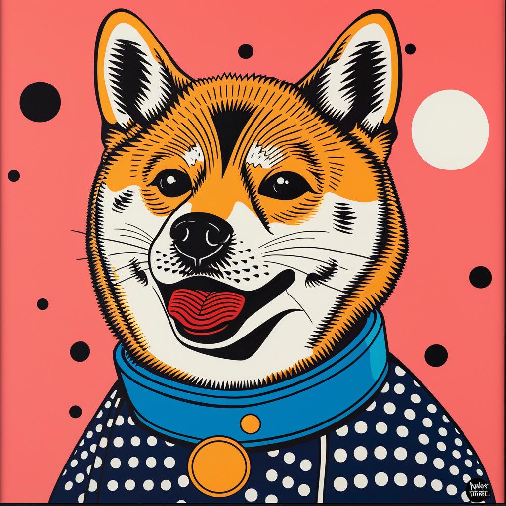 shiba  inu  dog  polka  dot  bow  tie  stylish  collar  pet 973727