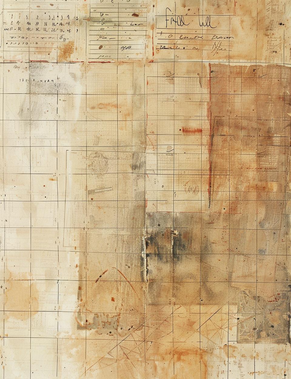 vintage  ledger  paper  stained  faded  medieval  illuminati  marginalia  patterns  homemade 961877
