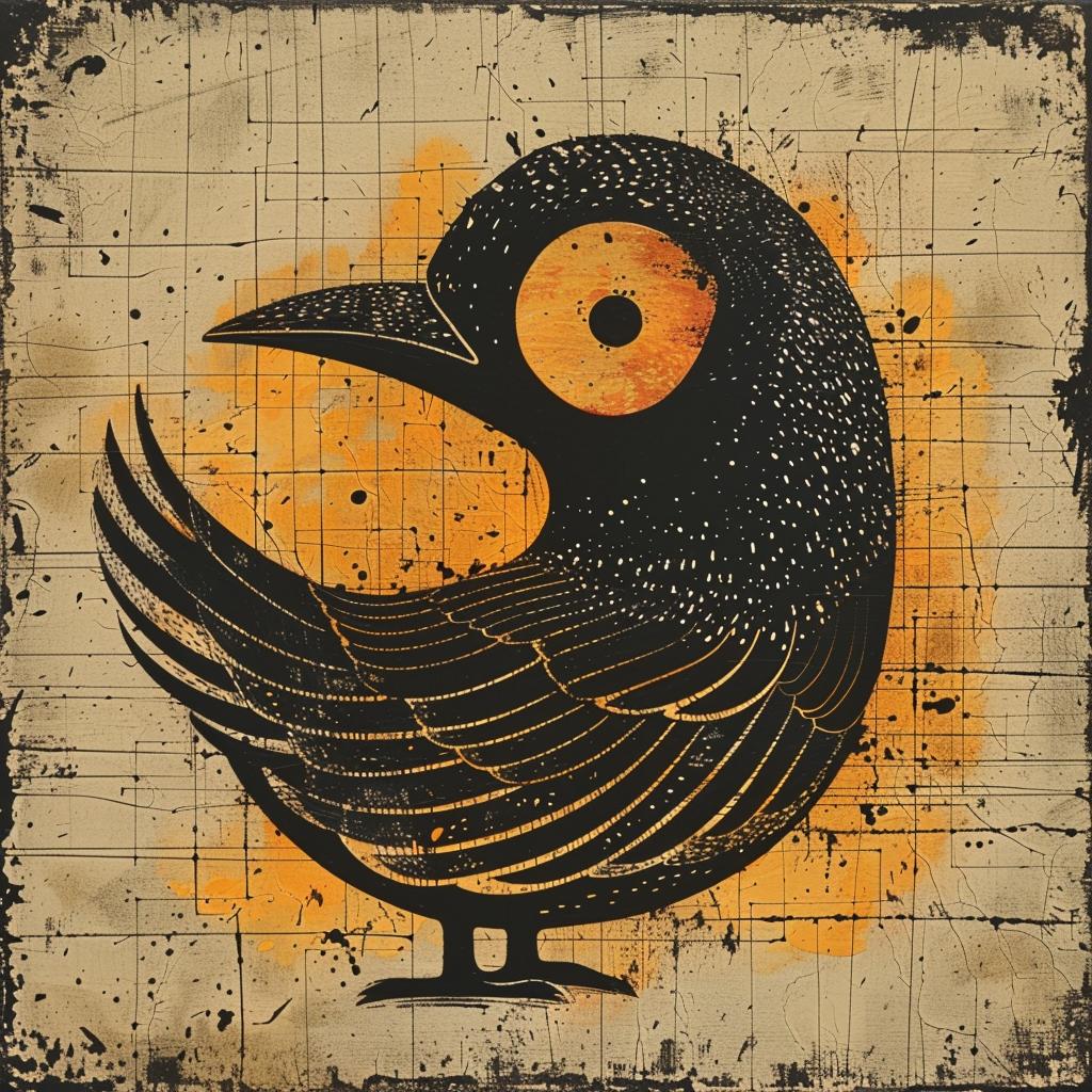 abstract  impressionism  bird  yellow  brown  background  Shaun Tan  animal  fantasy  artwork 928075