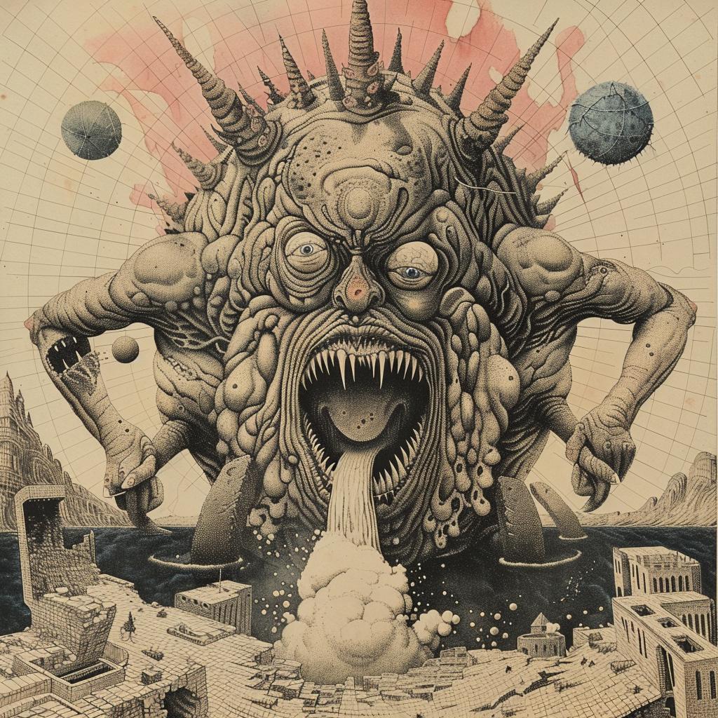 horror  monster  drawing  weird  fantasy  dark  illustration  strange  head  creature 947028