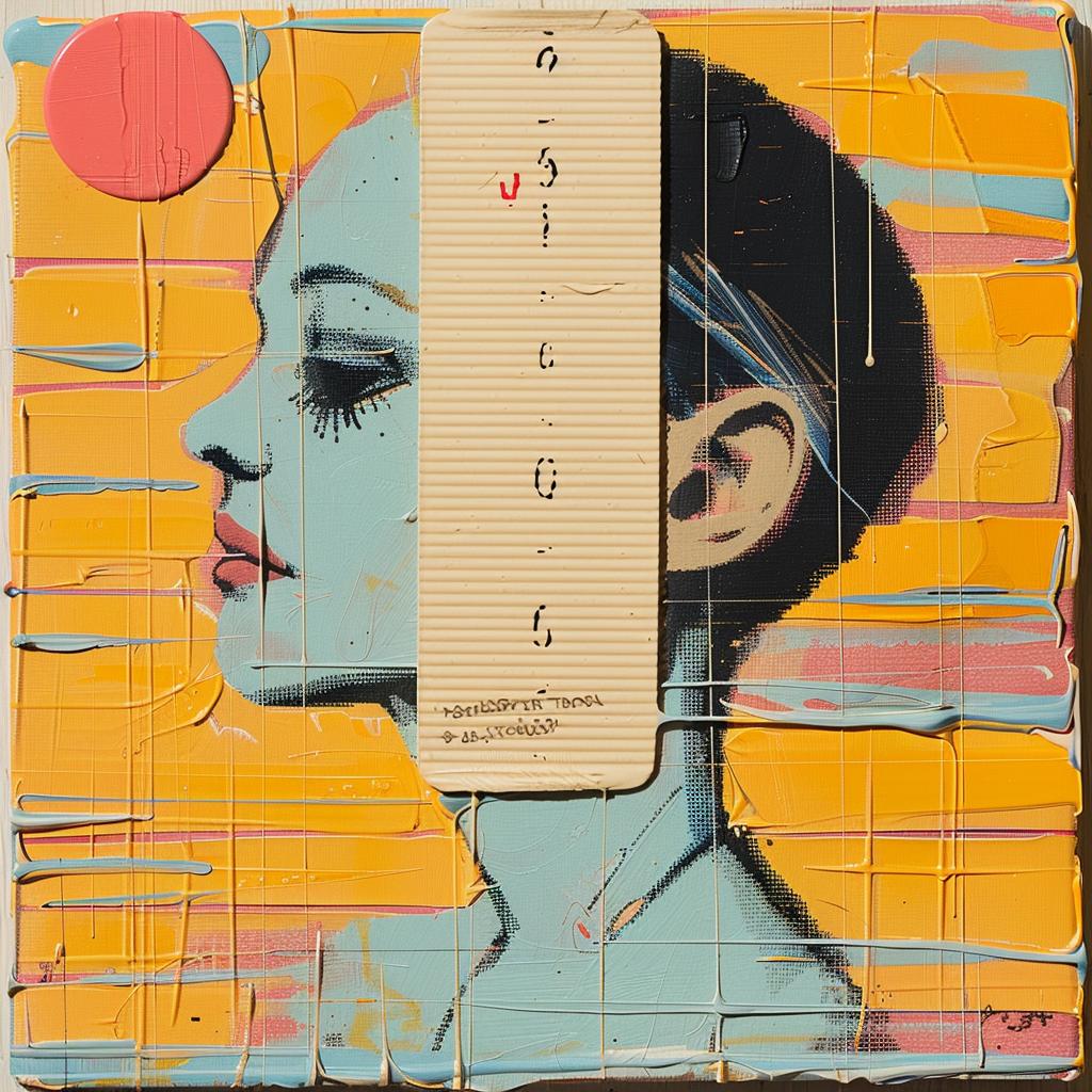painting  woman  yellow  background  portrait  colorful  expression  artistic  feminine  vibrant 950250