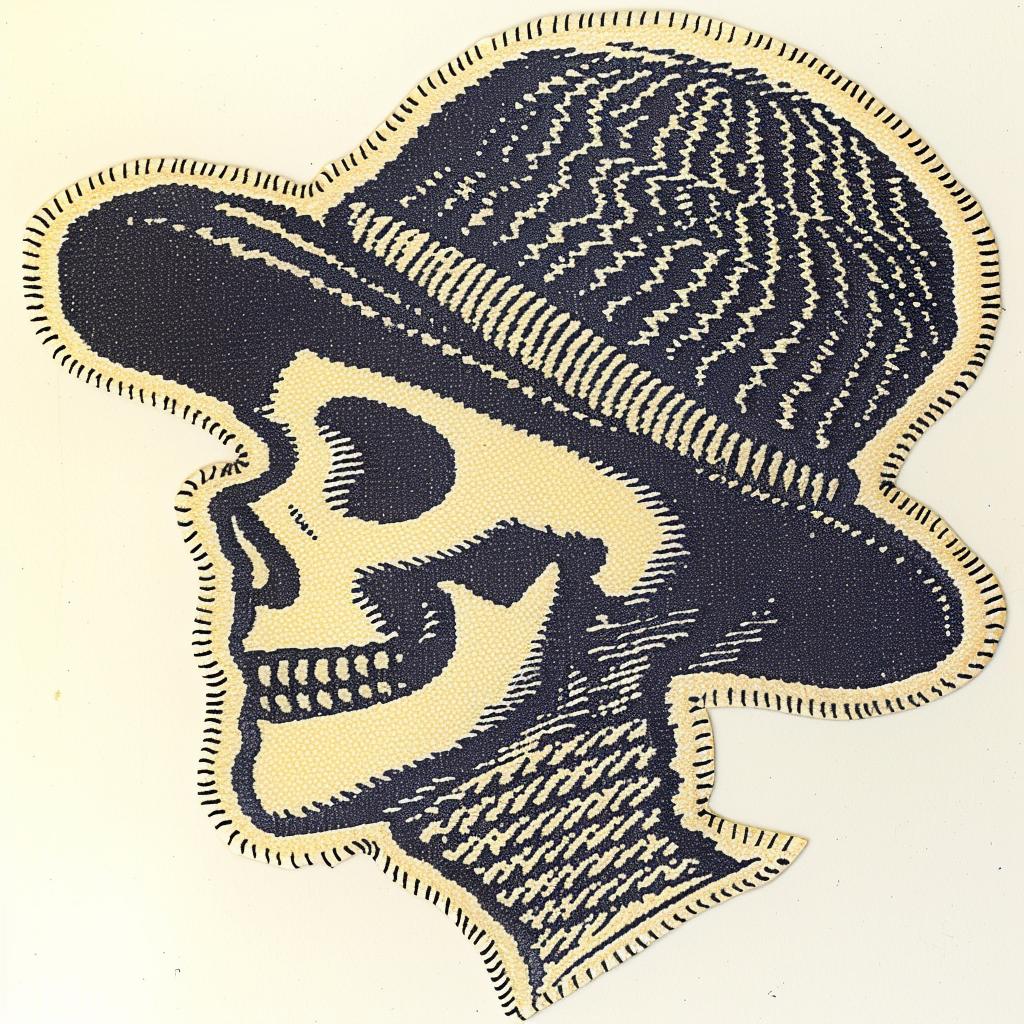 patch  skull  hat  chenille  streetwear  hip-hop  scarf  stitches  creative  symbolic 961141
