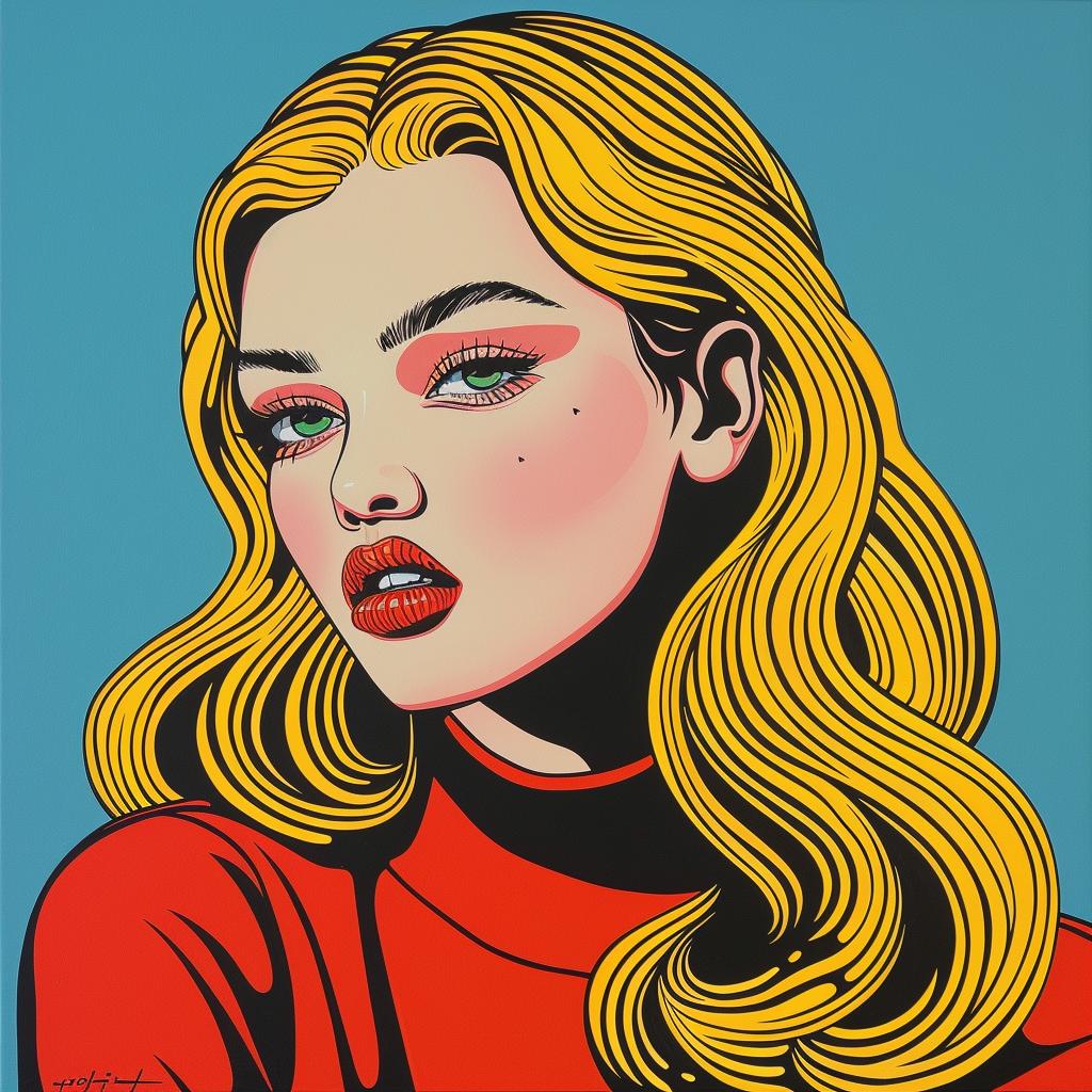 woman  portrait  blonde  hair  elegance  beauty  artwork  realism  feminine  charm 1023951