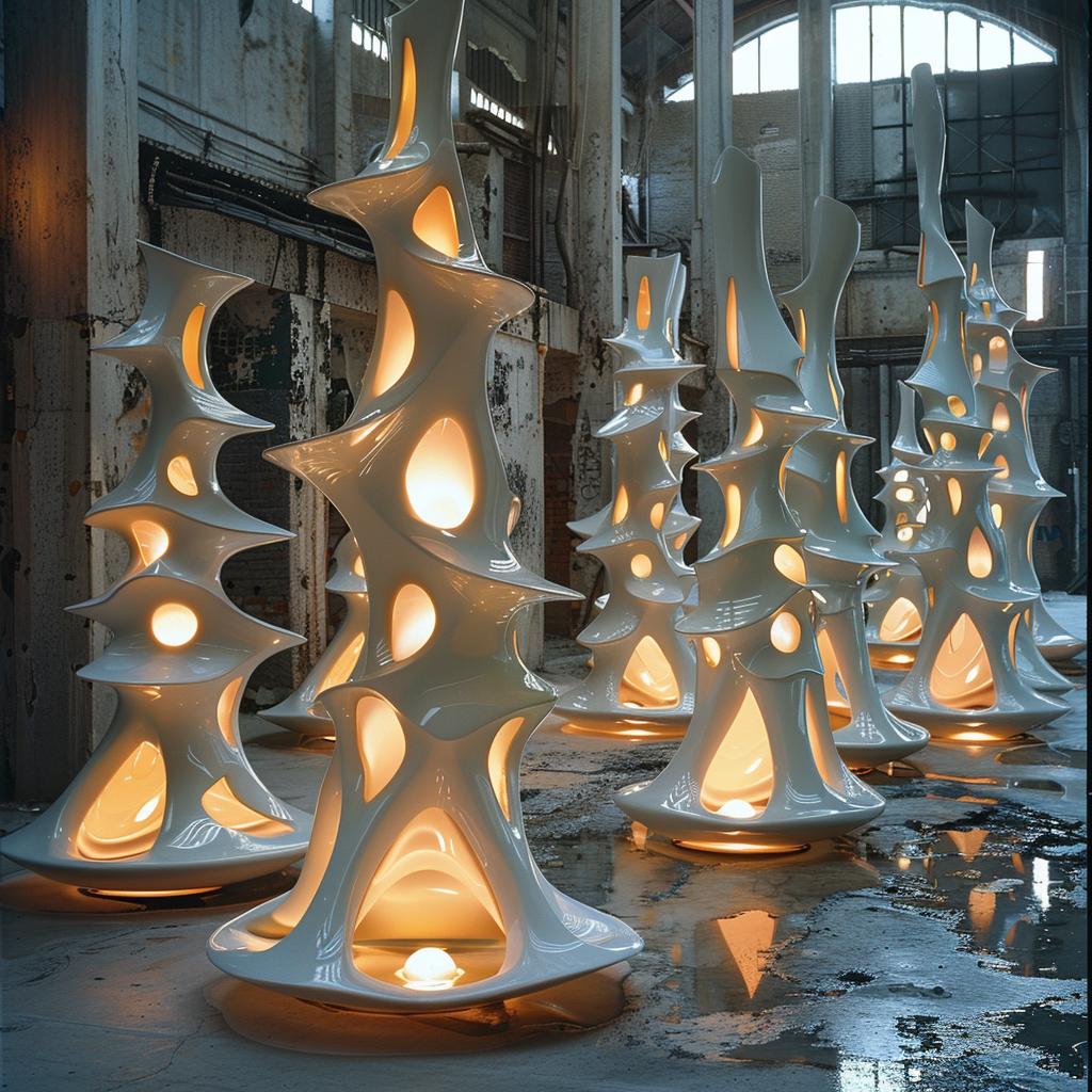 sculptures  ceramic  industrial  white  lighting  modern  steel  design  photography  minimal 965060