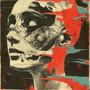 album  surreal  cover  woman  skull  hyper-realistic  screenprinting  symbolist  art  creative 1063542