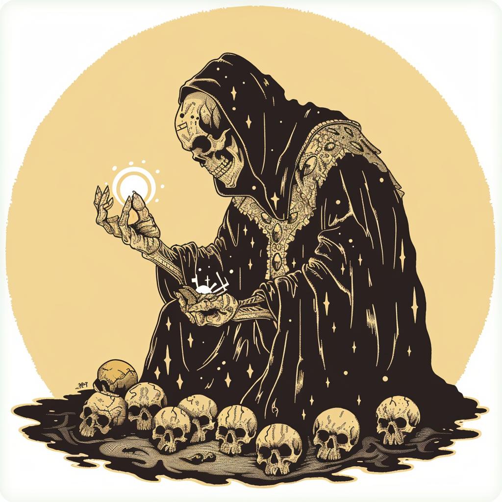 provocative  art  sticker  grim  reaper  dark  naturalistic  spiritual  terror  occult 935661