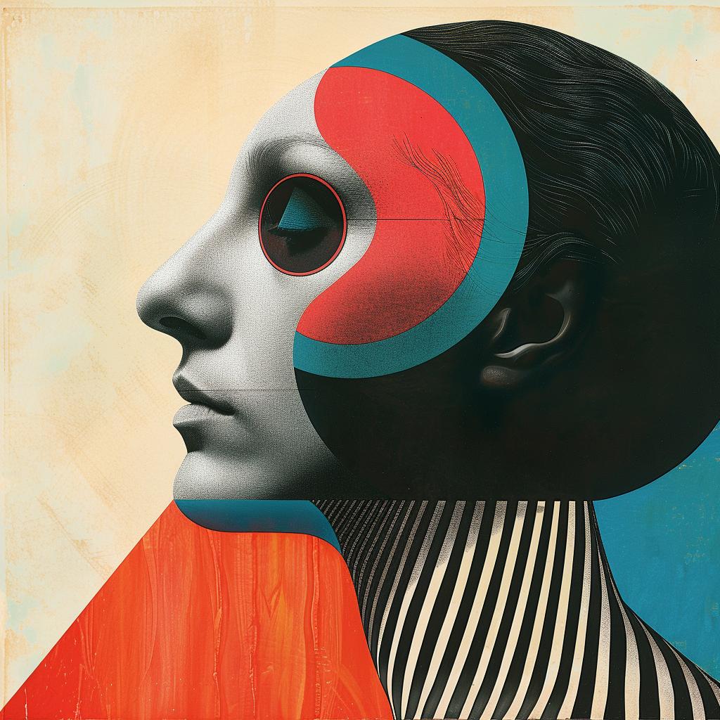 woman  head  colorful  background  painting  surreal  art  creative  expression  vibrant 960454