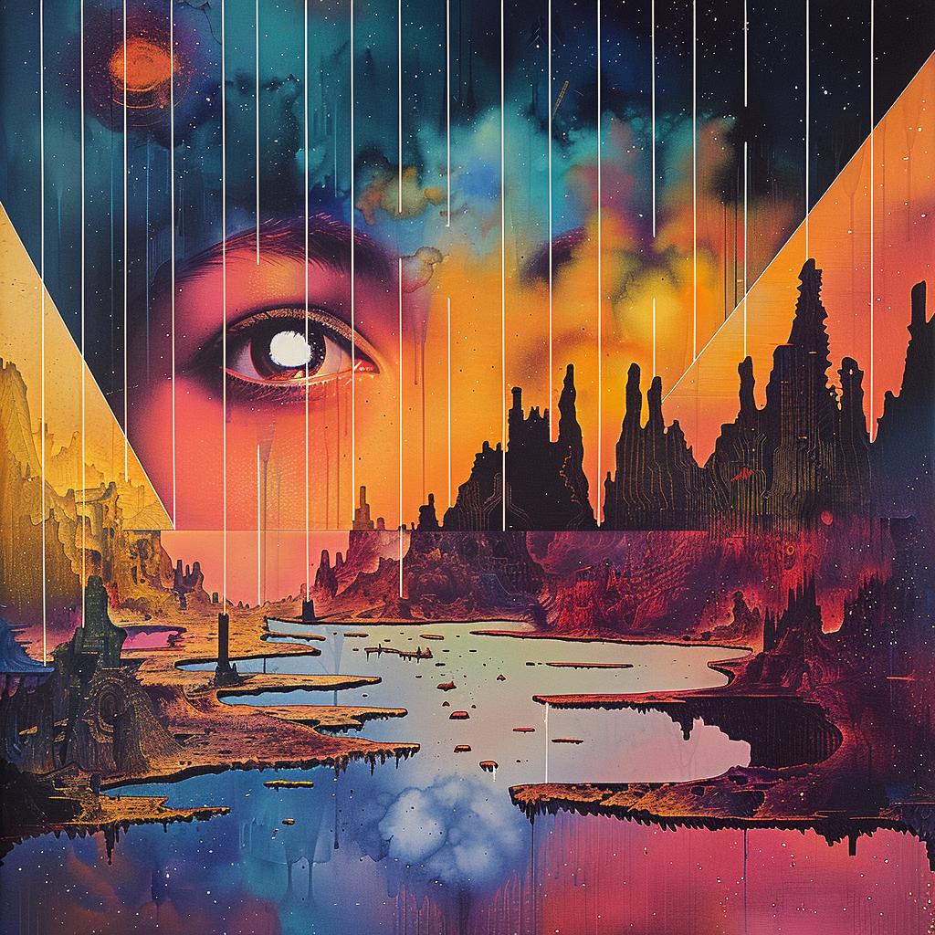woman  portrait  mountain  background  landscape  expression  colorful  dynamic  serene  art 967871