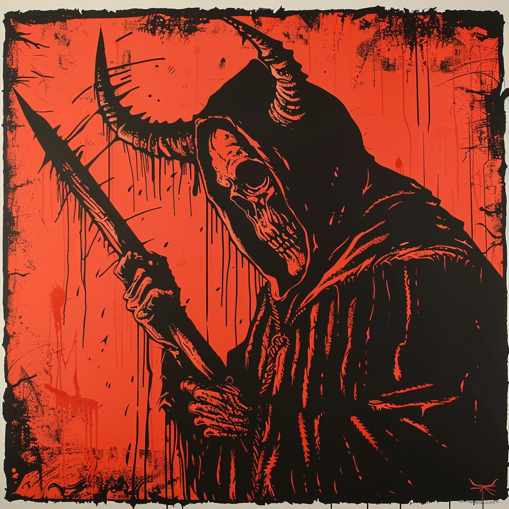 grim  reaper  art  print  dark  spiritual  occult  naturalistic  terror  macabre 925640