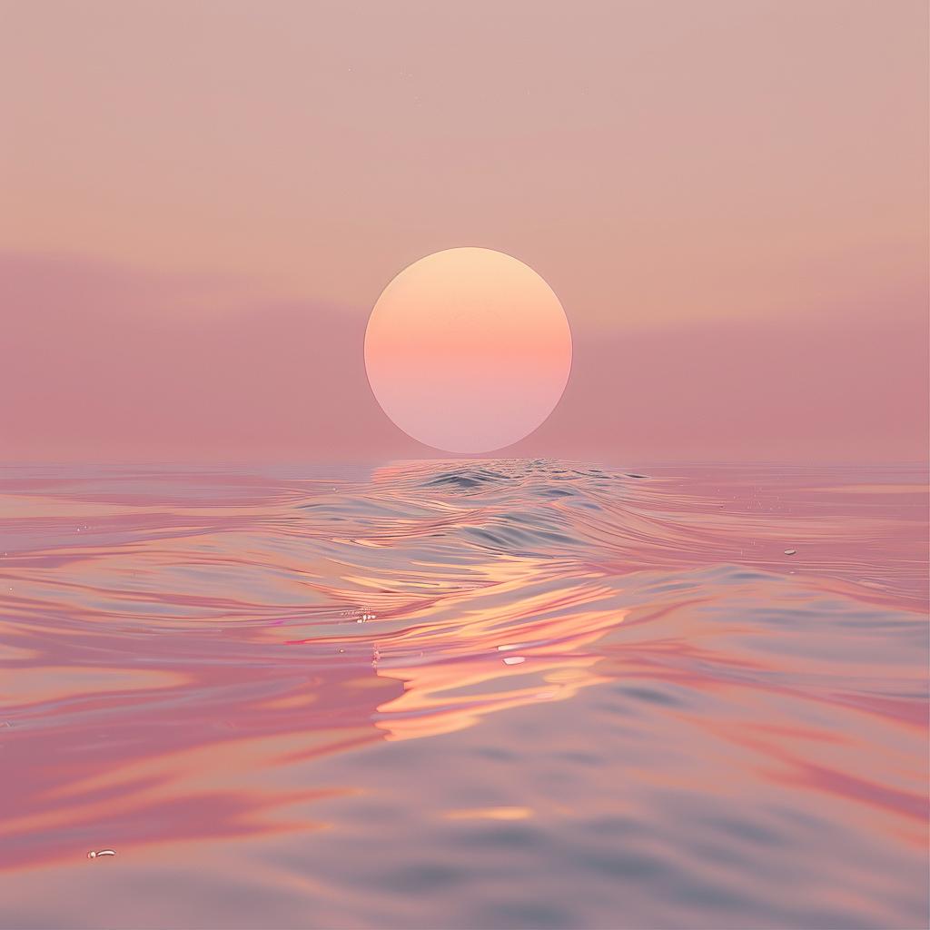 album  sunset  ocean  pink  hyper-realistic  animation  minimalist  depth  blurry  vibrant 936763