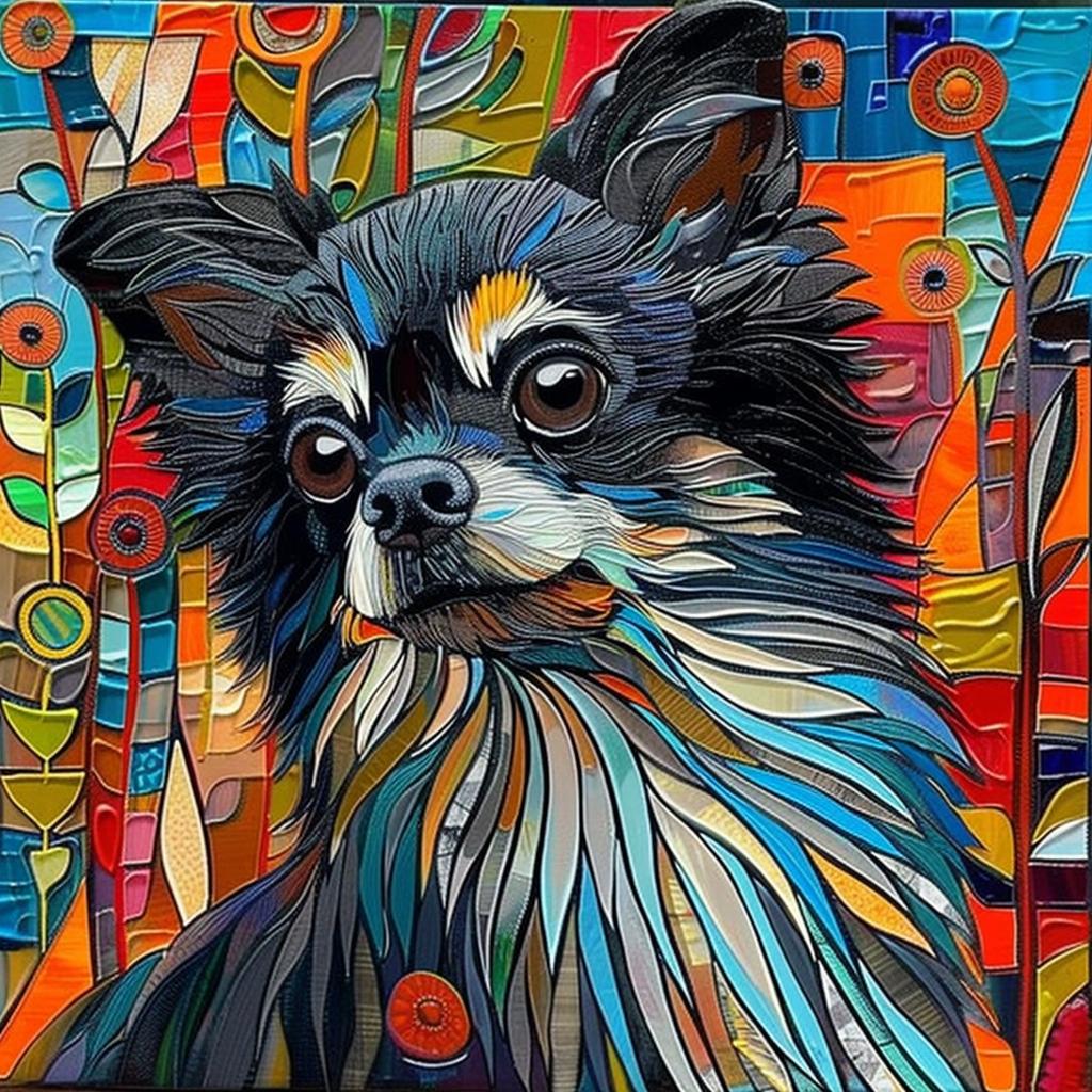 chihuahua  dog  painting  canvas  colorful  artwork  cute  canine  pet  vivid 938570