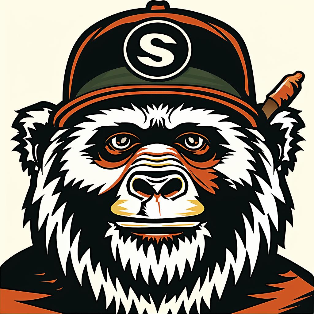 monkey  baseball  bat  cap  animal  playful  cartoon  humor  sport  character 939894