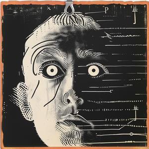 scratchboard  art  Saul  Bass  Picasso  poster  black  white  text  design 1067027