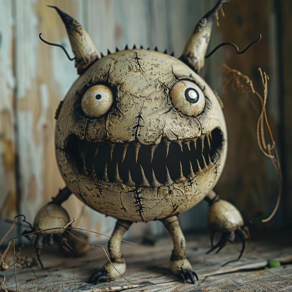 monster  creepy  cartoonish  small  eyes  childhood  imaginative  colorful  playful  whimsical 1028501