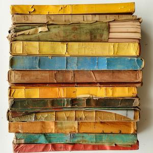 worn  books  1980s  yellow  pages  aged  history  vintage  stack  literature 1075325
