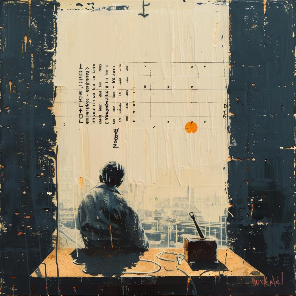 painting  man  window  ledge  palette  knife  dudok  dewit  stylize  color 975421