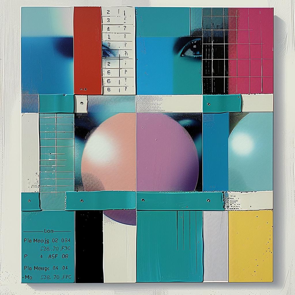 colorful  square  ball  vibrant  abstract  playful  artwork  modern  geometric  design 963676