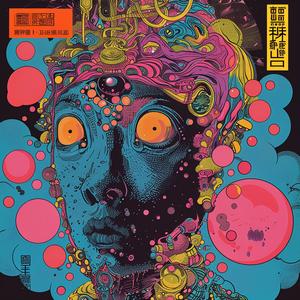 surreal  poster  movie  woman  colorful  background  hyperrealistic  screenprinting  symbolist  artistic 1078572