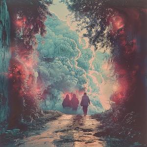 chromolithography  album  cover  art  music  walking  path  illustration  graphic  design 1053479