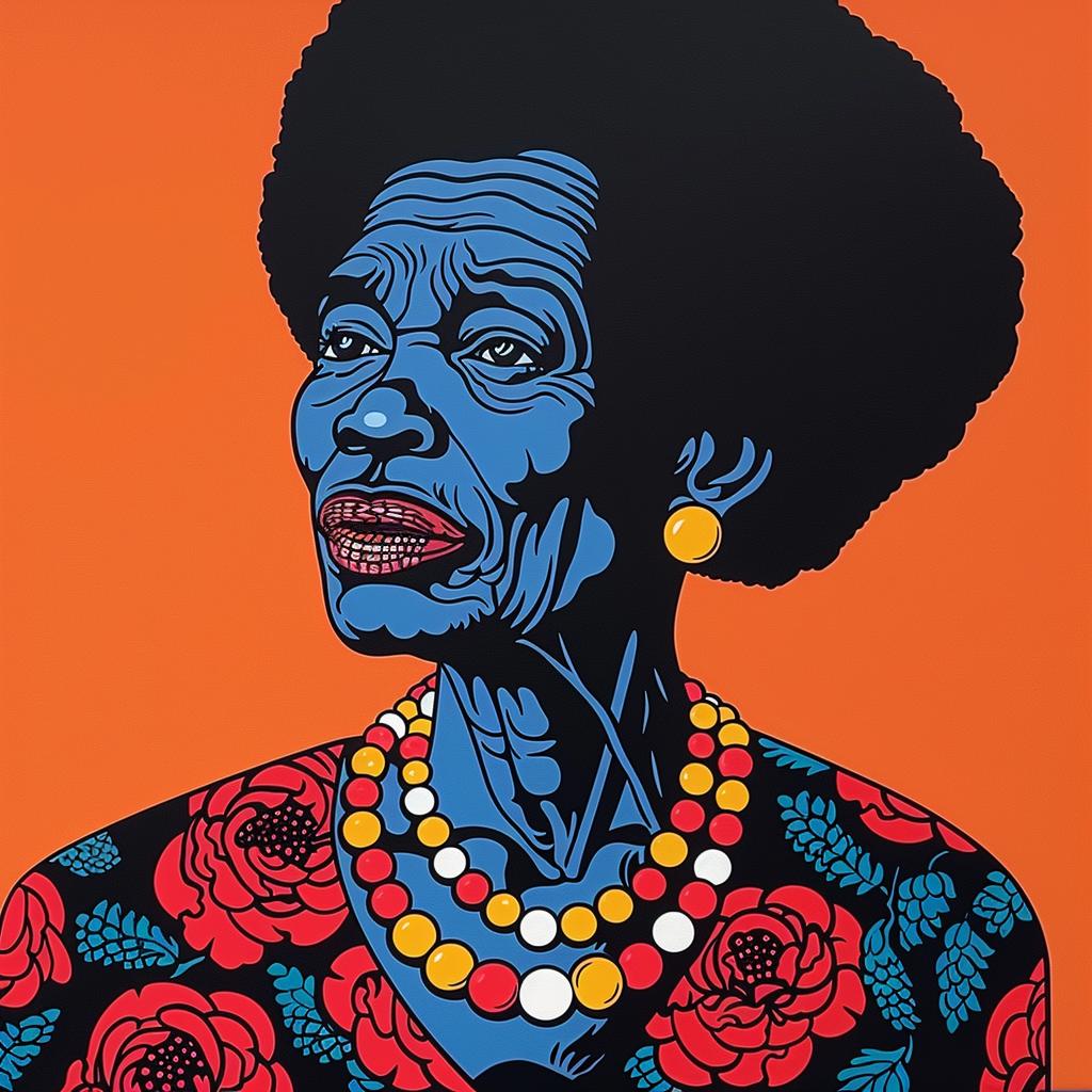 woman  portrait  African  light  skin  afro  artistic  colorful  expression  elderly 972485