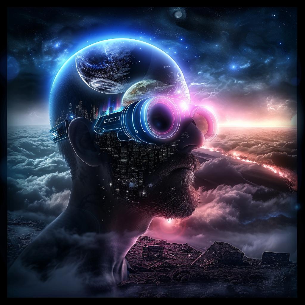 abstract  digital  cover  popart  cyberpunk  large-scale  graphics  sky-blue  magenta  album 1026458