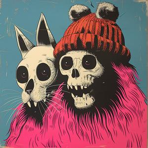 cats  hats  coat  whimsical  cartoon  cute  illustration  colorful  feline  playful 1080048