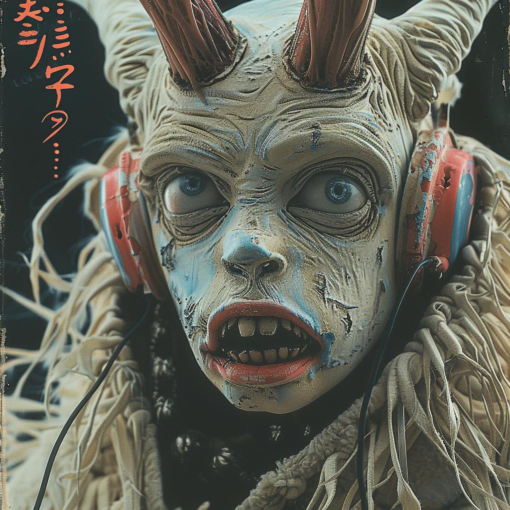 chromolithography  horror  Japanese  monster  lettering  design  poster  cinema  1997  dark 1036065