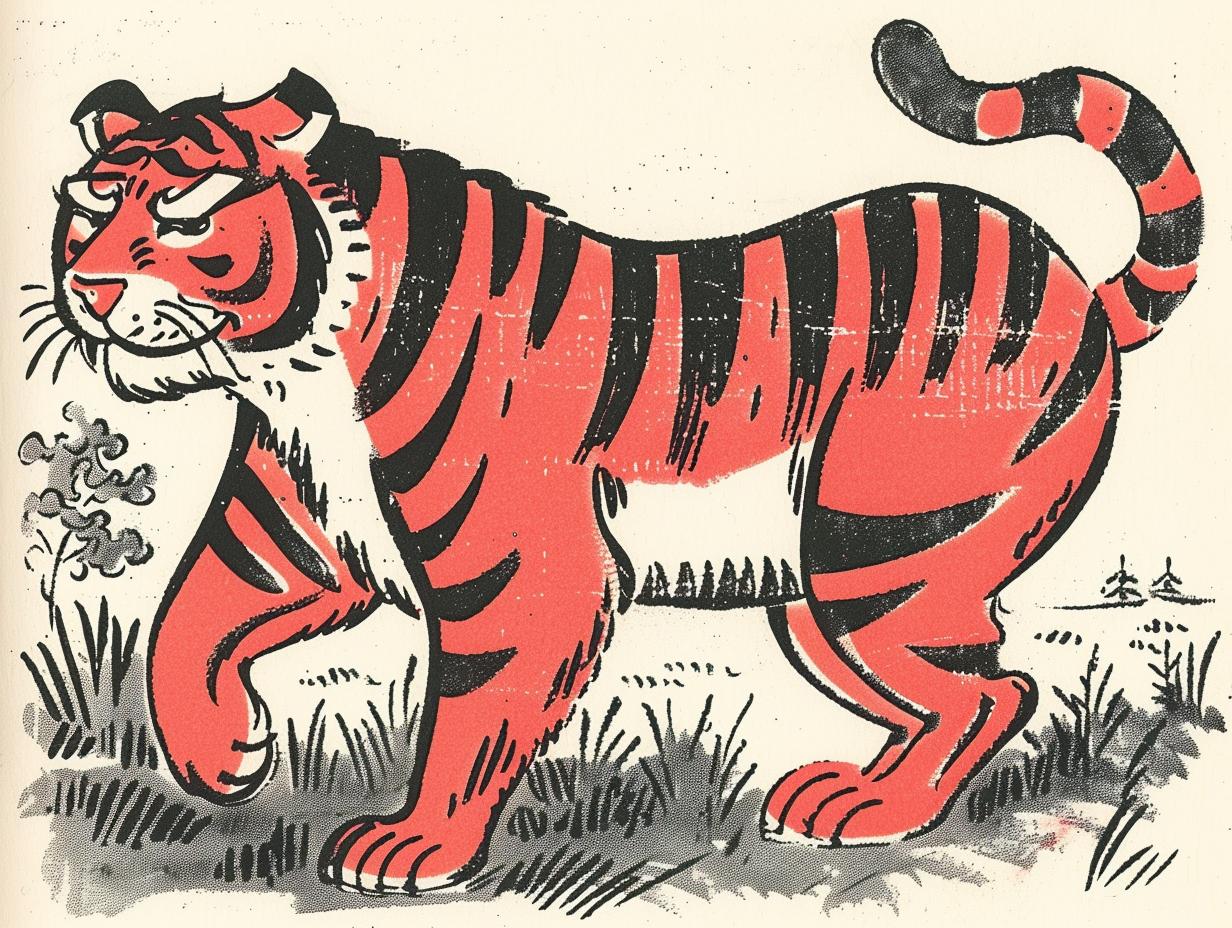 وشم النمر، رسم كاريكاتوري للبحار جيري فيلد، رسم كاريكاتوري من خمسينيات القرن العشرين، رقم 919635