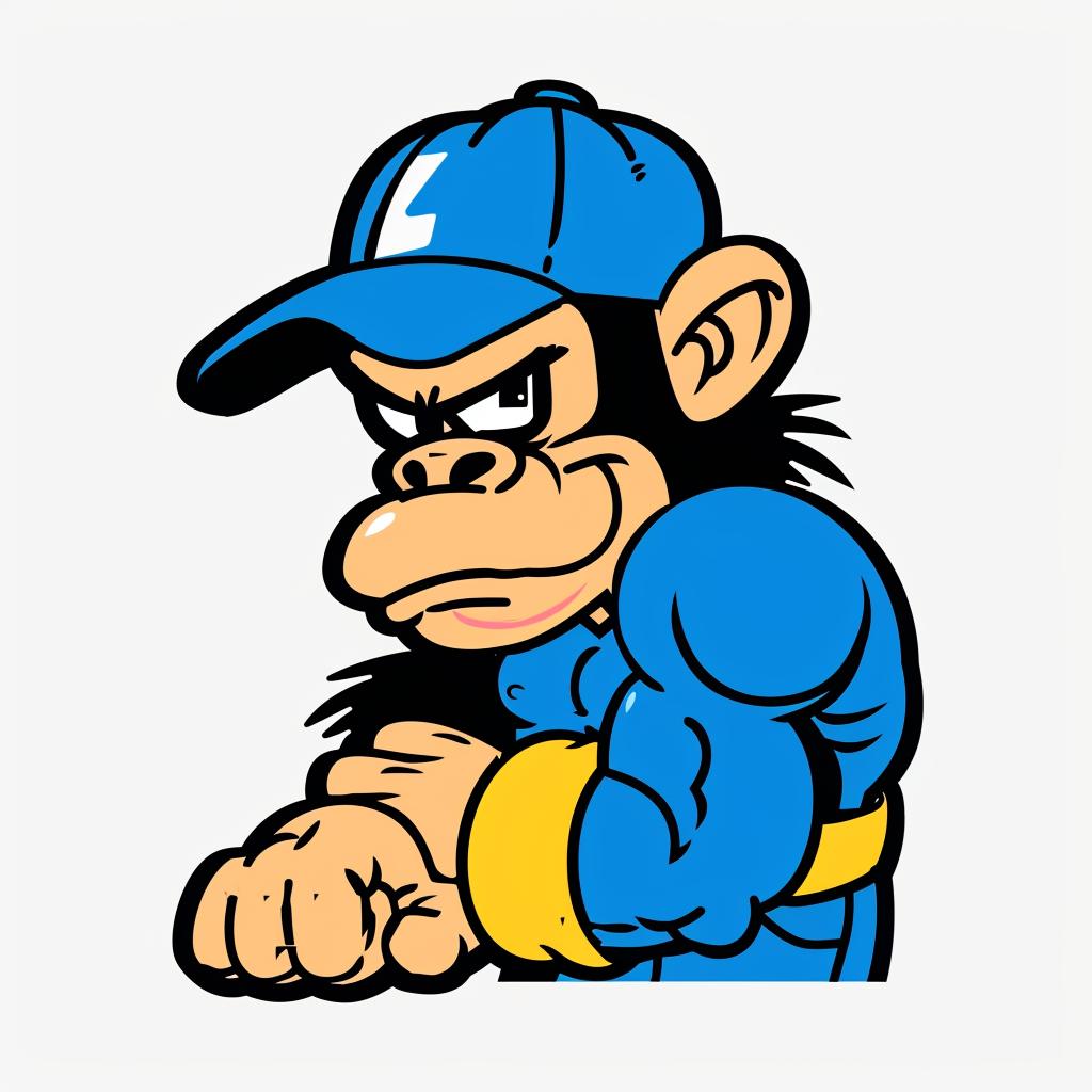 cartoon  monkey  baseballbat  streetwise  blue  cap  humor  urban  minimal  anthropomorphic 955686