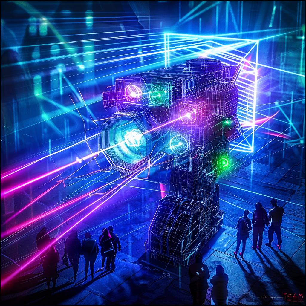 drawing  projector  futuristic  architecture  muted  colors  isometric  people  milling  axonometrics 943593