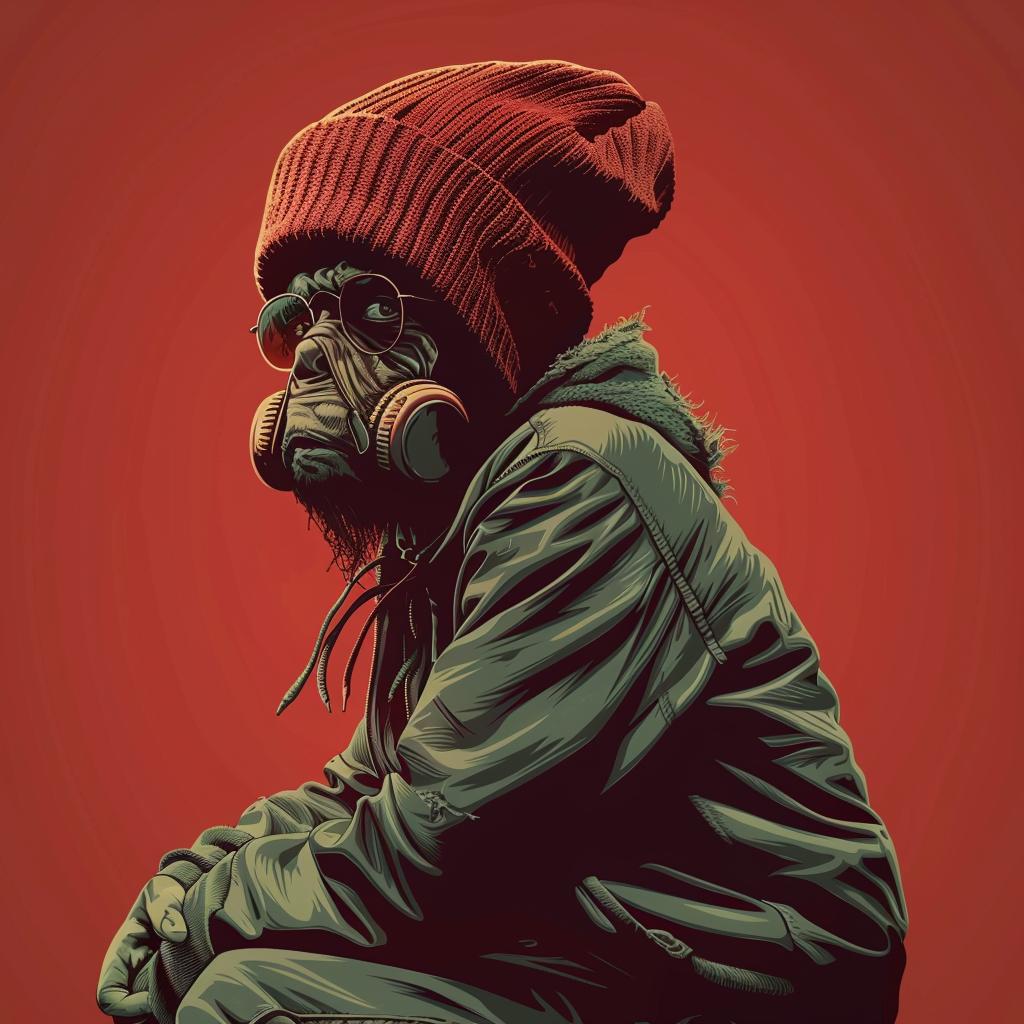 poster  monkey  gas  mask  streetwise  hip-hop  culture  urban  minimal  graphic 956023
