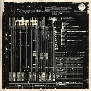 ملصق أسود أبيض، رمز ASCII، رسومي، طباعة، رقمي، رجعي، إعلامي، 1039207
