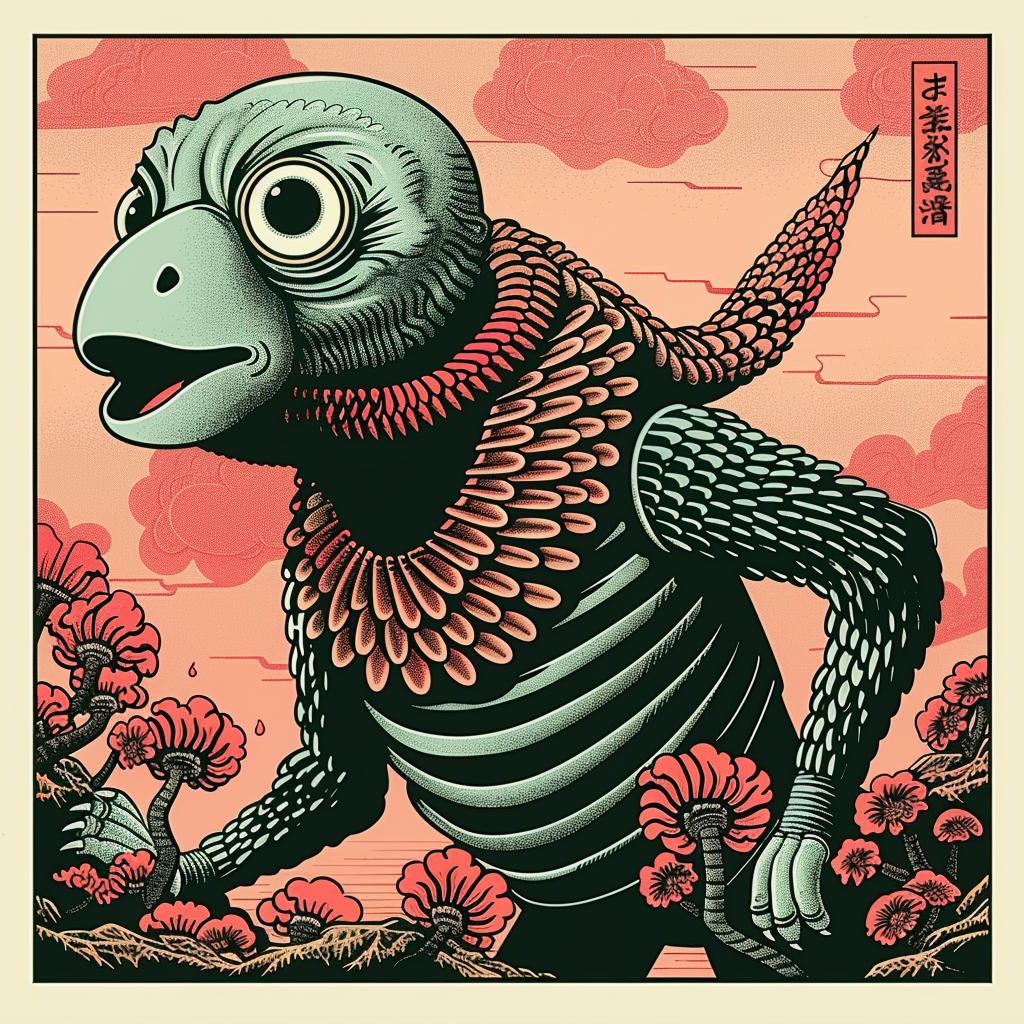 creature  japanese  poster  lizard  background  illustration  art  colorful  design  godzilla 945956