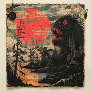painting  monster  wall  artwork  colorful  illustration  design  creepy  fantasy  visual 1051444