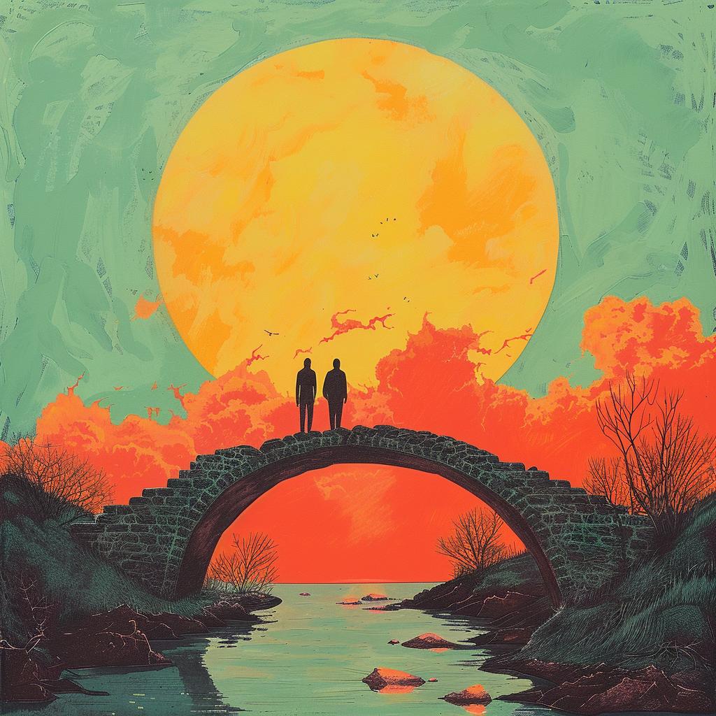 surreal  bridge  moon  sky  water  album  creative  Joan  Cornella  bridges 1017650
