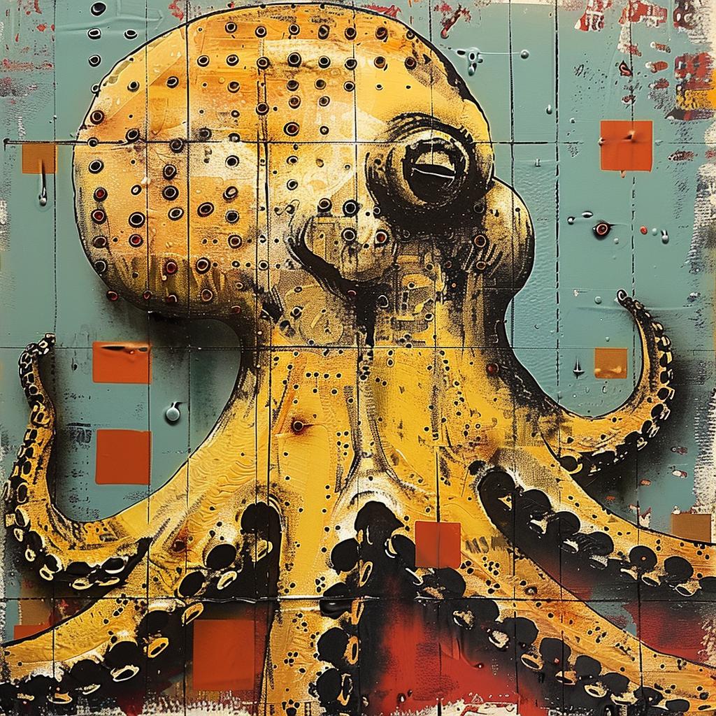 octopus  painting  marine  colorful  artwork  illustration  realistic  whimsical  nature  ocean 949944