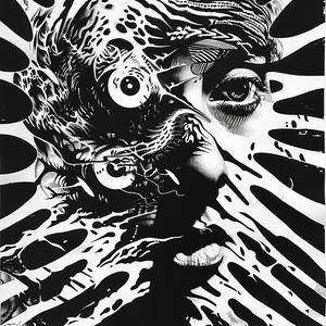 woman  black  white  drawing  paint  face  poster  art  graphic  abstract 1071304
