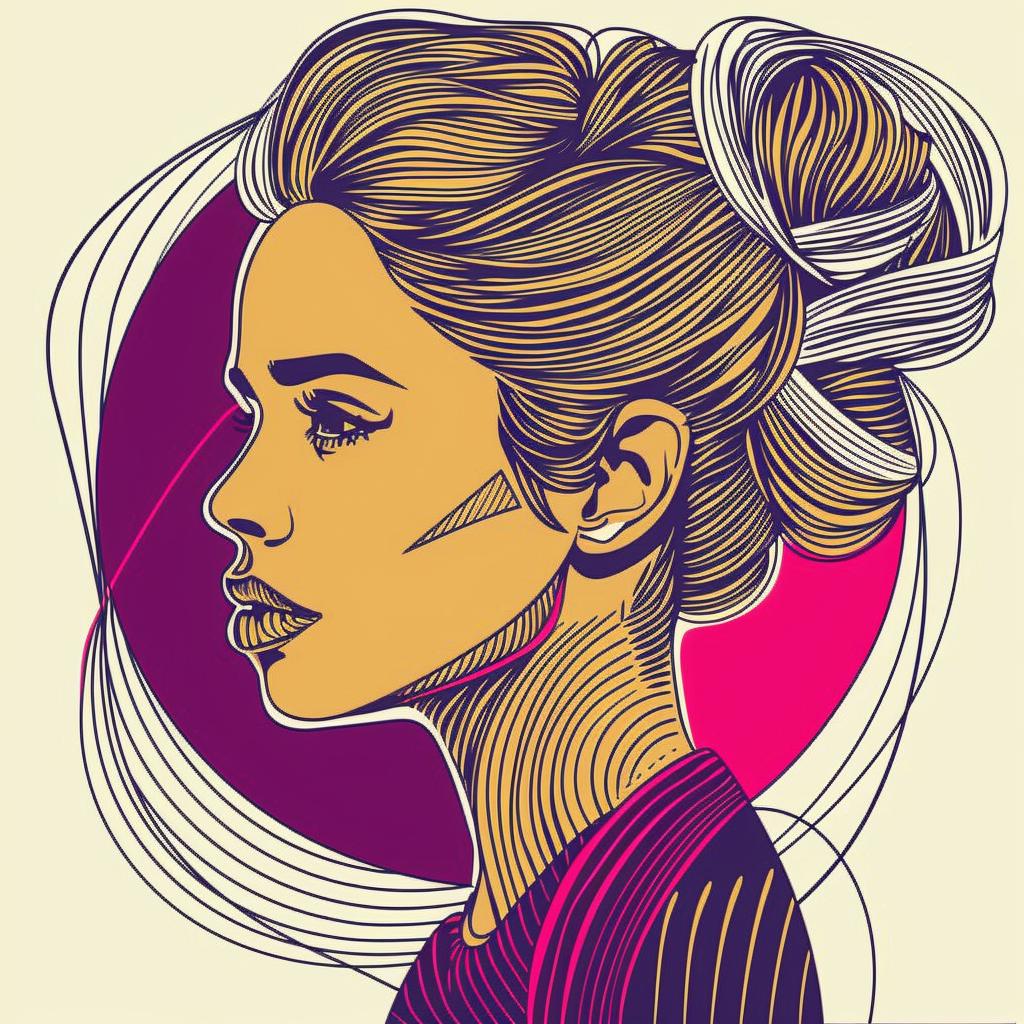 فن البوب، امرأة، كعكة، رسم توضيحي جميل، نمط رسومي متجهي، حديث، 936952